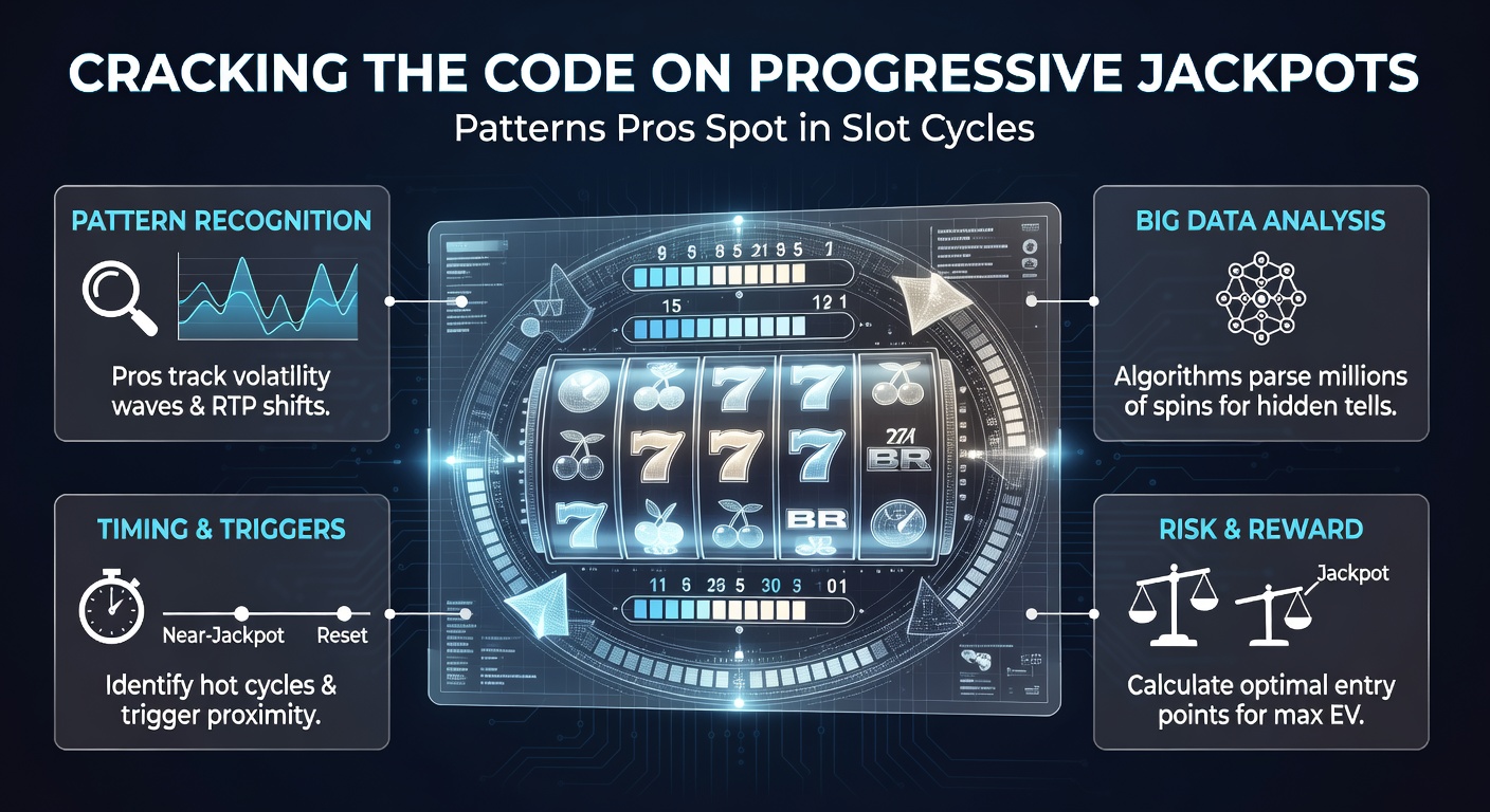 Grafik eines progressiven Jackpots, der mit jedem Spin anwächst, umgeben von Slot-Maschinen in einem belebten Casino